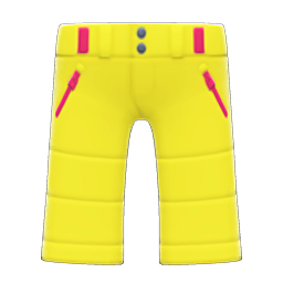 Animal Crossing Items Ski Pants Yellow