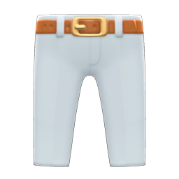 Animal Crossing Items Slacks White