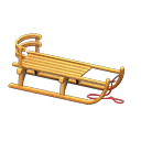 Animal Crossing Items Sleigh Natural