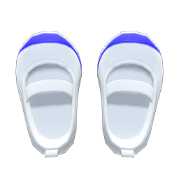 Animal Crossing Items Slip-on School Shoes Blue