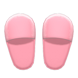 Animal Crossing Items Slippers Pink