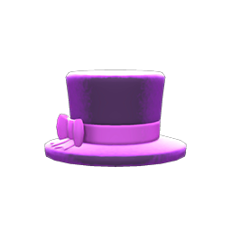 Animal Crossing Items Small Silk Hat Purple