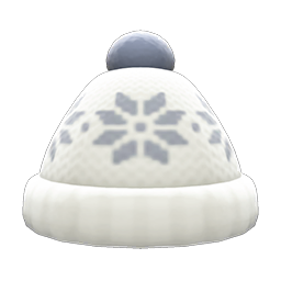Animal Crossing Items Snowy Knit Cap White