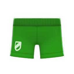 Animal Crossing Items Soccer Shorts Green