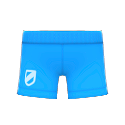 Animal Crossing Items Soccer Shorts Light blue