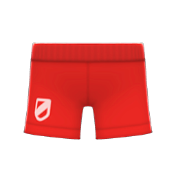 Animal Crossing Items Soccer Shorts Red