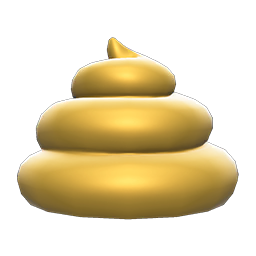 Animal Crossing Items Soft-serve Hat Gold leaf