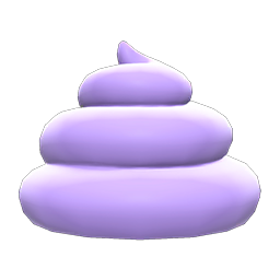 Animal Crossing Items Soft-serve Hat Purple sweet potato