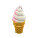 Animal Crossing Items Soft-serve Lamp Strawberry swirl