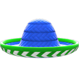 Animal Crossing Items Sombrero Blue