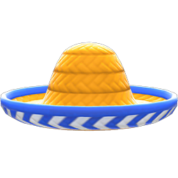 Animal Crossing Items Sombrero Orange