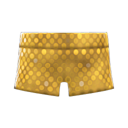 Animal Crossing Items Spangle Shorts Gold