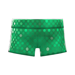 Animal Crossing Items Spangle Shorts Green