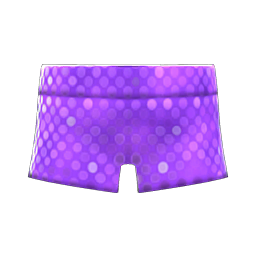 Animal Crossing Items Spangle Shorts Purple