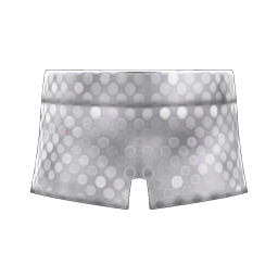 Animal Crossing Items Spangle Shorts Silver