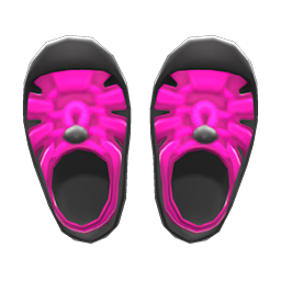 Animal Crossing Items Sporty Sandals Pink