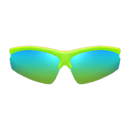 Animal Crossing Items Sporty Shades Lime