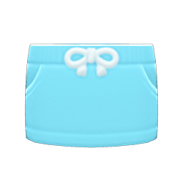 Animal Crossing Items Sporty Skirt Blue