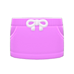 Animal Crossing Items Sporty Skirt Pink