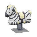 Animal Crossing Items Springy Ride-on Zebra