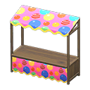 Animal Crossing Items Stall Dark brown / Colorful