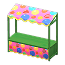 Animal Crossing Items Stall Green / Colorful