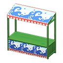 Animal Crossing Items Stall Green / Waves