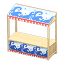 Animal Crossing Items Stall Natural / Waves
