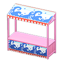 Animal Crossing Items Stall Pink / Waves