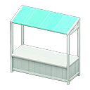 Animal Crossing Items Stall White