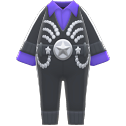 Animal Crossing Items Star Costume Black