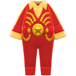 Animal Crossing Items Star Costume Red