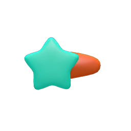 Star Hairpin Mint