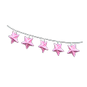 Animal Crossing Items Starry Garland Pink