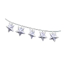 Animal Crossing Items Starry Garland White