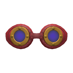 Animal Crossing Items Steampunk Glasses Purple