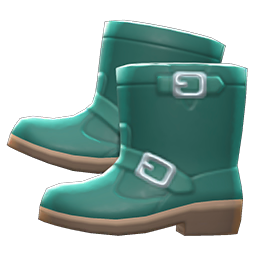 Animal Crossing Items Steel-toed Boots Green