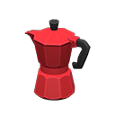 Animal Crossing Items Stovetop Espresso Maker Red