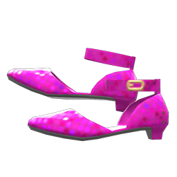 Animal Crossing Items Strappy Heels Pink
