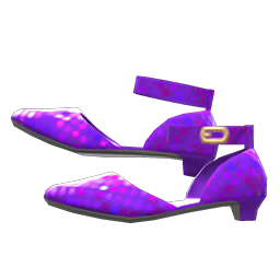 Animal Crossing Items Strappy Heels Purple