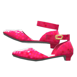 Animal Crossing Items Strappy Heels Red