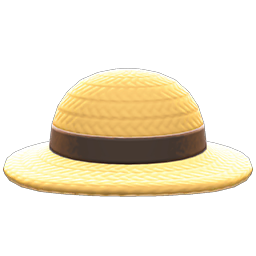 Animal Crossing Items Straw Hat Brown