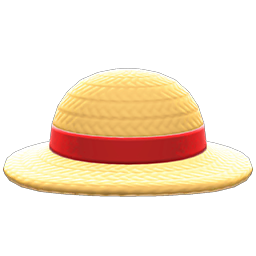 Animal Crossing Items Straw Hat Red