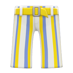 Animal Crossing Items Switch Striped Bell-bottoms