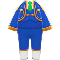 Animal Crossing Items Suit Of Lights Blue