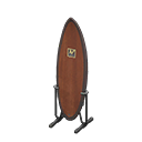 Animal Crossing Items Surfboard Brown