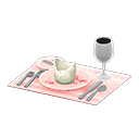 Animal Crossing Items Table Setting Pink / Pink