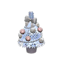 Animal Crossing Items Tabletop Festive Tree White