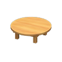 Animal Crossing Items Tea Table Light wood