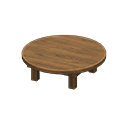 Animal Crossing Items Tea Table Natural wood